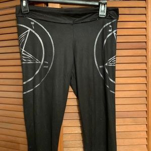 Vintage Toxic Vision Baphomet Gothic leggings
